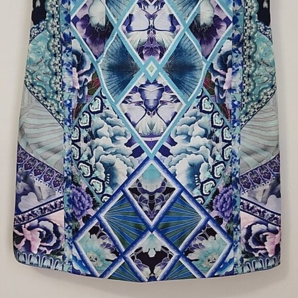 CAMILLA The Blue Market V Neck Fitted Dress Size XS b49 - Picture 10 of 16
